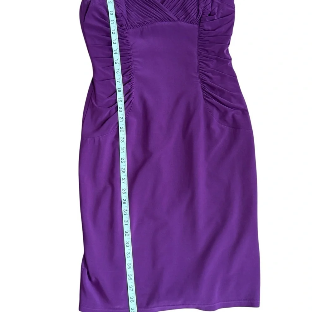 Andre Oliver Pink Ruched Sheath Mini Dress - Picture 7 of 7